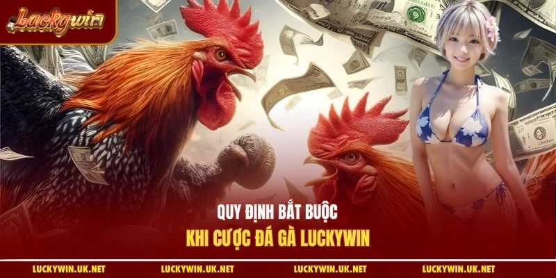 Quy định bắt buộc khi cược đá gà Luckywin